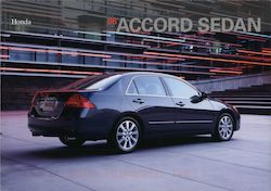 06 Honda Accord Sedan Postcard