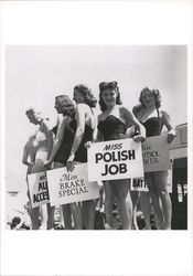 Miss Polish Job Swimsuits & Pinup Postcard Postcard Postcard