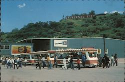 Disembarking from the Glamor Tram, Universal City Studios Postcard