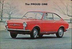 Fiat 850 Fast Back Coupe Postcard