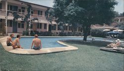 Hotel Hibiscus,part of Fiji's Nadi Airport - swimming pool photo Postcard