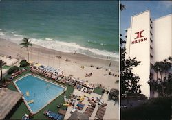 Fort Lauderdale Beach Hilton Inn Postcard