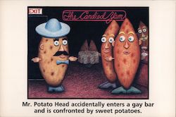 Mr. Potato Head Walks into a Gay Bar... Postcard