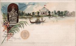 Official Souvenir Postal - World's Columbian Exposition Postcard