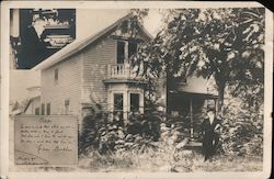 Edwin Markham at Home, 432 South Eighth Street San Jose, CA Original Photograph Original Photograph Original Photograph