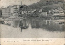 Hartford Woolen Mills Vermont Postcard Postcard Postcard