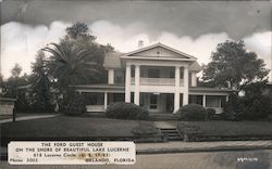 The Ford Guest House on the Shore of Beautiful Lake Lucerne Original Photograph