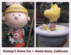 Snoopy's Home Ice Postcard