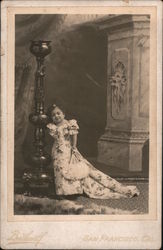 Dwarf Woman Cabinet Card Original Photograph