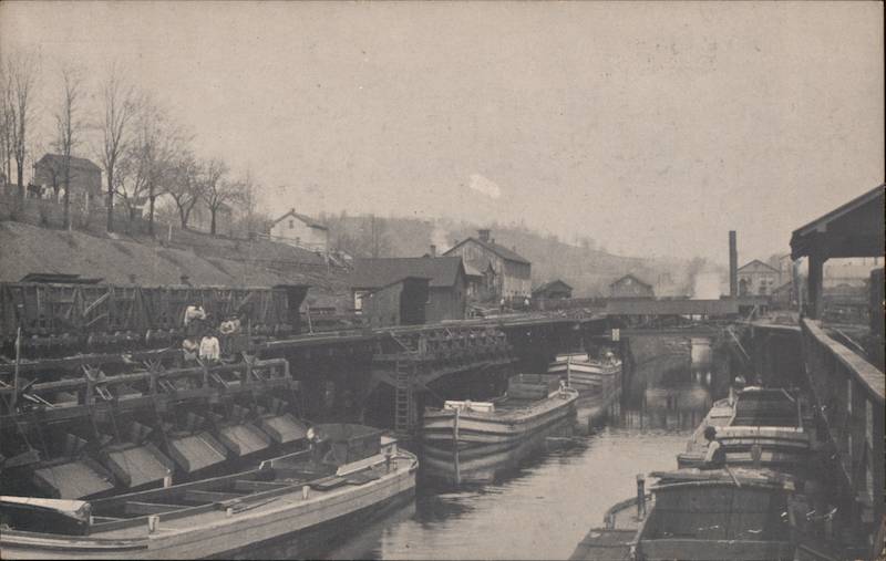 Delaware & Hudson Gravity Railroad and Company Docks Honesdale Pennsylvania