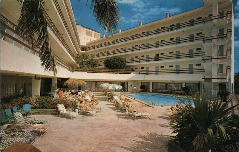 Poolside at the Yankee Clipper Hotel Fort Lauderdale Florida