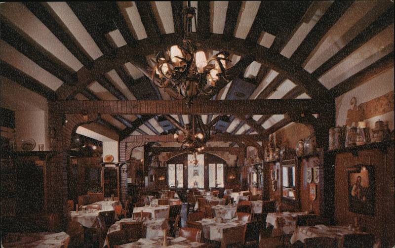 Interior View of Karl Ratzsch's Rendezvous of Celebrities Restaurant Milwaukee Wisconsin