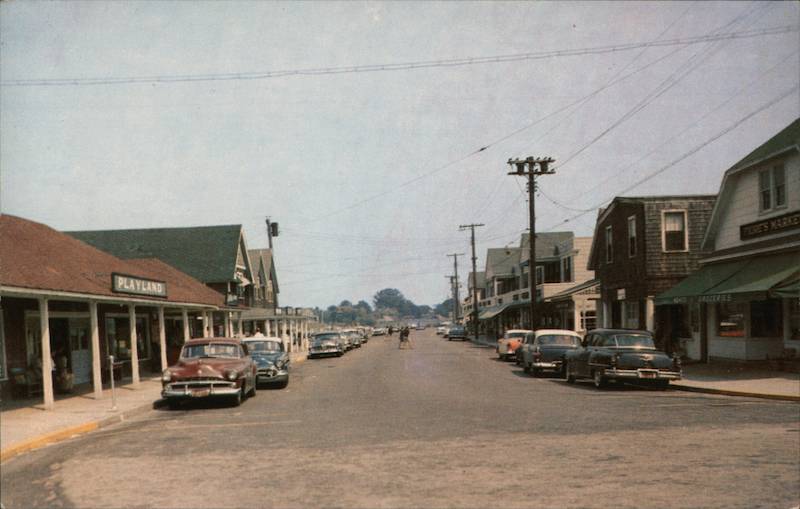 A View of the Business Section Watch Hill Rhode Island