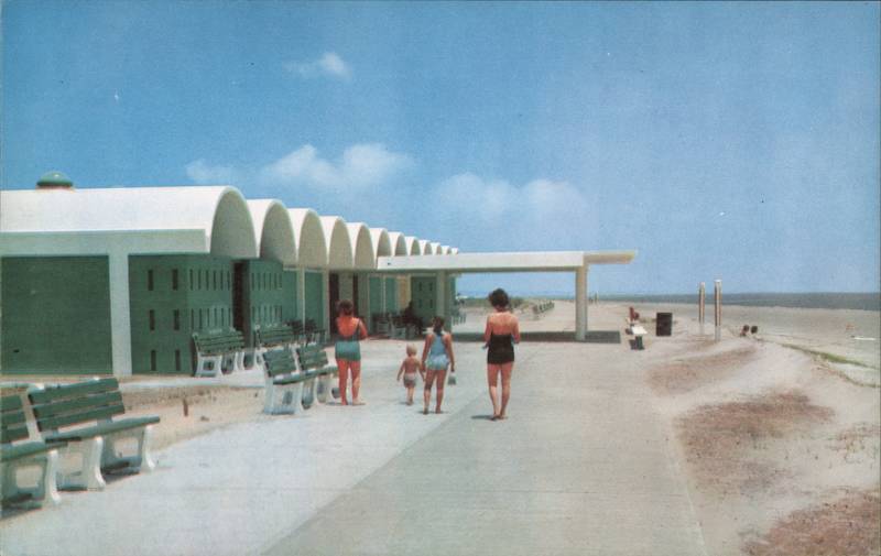 One of the New, Modern Public Bathhouses Jekyll Island Georgia
