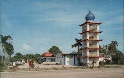 Golden Buddha Restaurant Postcard