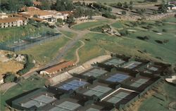 Aerial View of Rancho Bernardo Inn & Tennis College Postcard