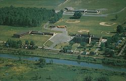 Aerial View of Spencerport Central School Postcard