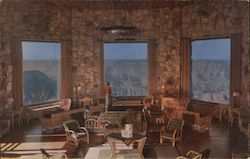 The Lounge at Grand Canyon Lodge Postcard