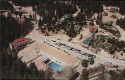 Bird's Eye View of Radium Hot Springs Postcard