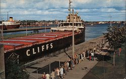 The Soo Locks Sault Ste. Marie, MI Postcard Postcard Postcard