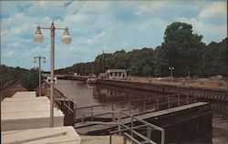 Chesapeake and Albamarle Canal Inland Waterway Locks Virginia Postcard Postcard Postcard