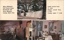 Mary Mahoney's Old French House Restaurant Biloxi, MS Postcard Postcard Postcard