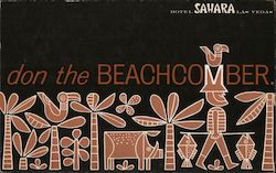 Hotel Sahara - Don the Beachcomber Restaurant Postcard