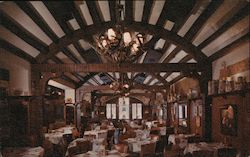 Interior View of Karl Ratzsch's Rendezvous of Celebrities Restaurant Postcard