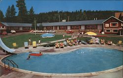 Tahoe Marina Lodge and Swimming Pool Sunnyside-Tahoe City, CA Postcard Postcard Postcard