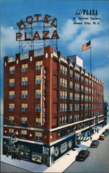 Hotel Plaza at Journal Square Postcard