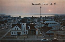 Nightfall at Seaside Park New Jersey Postcard Postcard Postcard