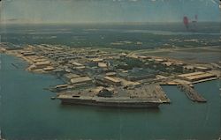 Aerial View of U.S. Naval Air Station Pensacola, FL Postcard Postcard Postcard