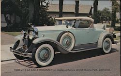 1930 V-18 La Salle Roadster Buena Park, CA Postcard Postcard Postcard