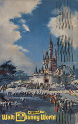 Magic Kingdom Theme Park at Walt Disney World Postcard