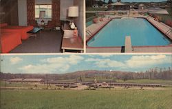Baker's Motel Postcard