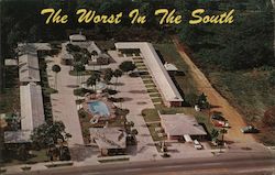 Thomas Motel & Restaurant "The Worst In The South" Postcard