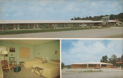 Bright Leaf Motel and Robert Perry Restaurant, U.S. 301 Sharpsburg, NC Postcard Postcard Postcard