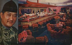 Allan Lum's New Grand East Cafe Postcard