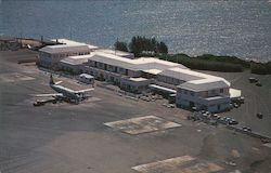 Bird's Eye View of Bermuda Air Terminal Postcard