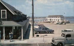 Yacht Club and Exclusive Shops Postcard