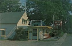 The Beach Inn Lincolnville Beach, ME Postcard Postcard Postcard