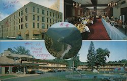 The Penn-Wells Motor Inn Wellsboro, PA Postcard Postcard Postcard