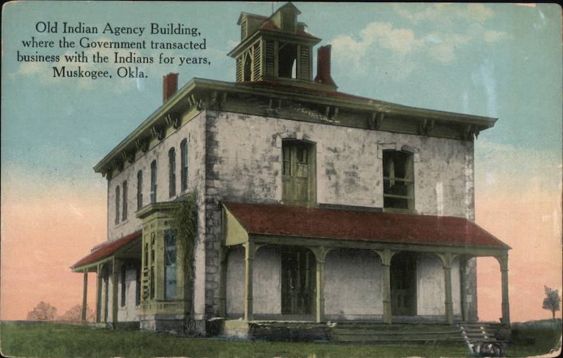Old Indian Agency Building Muskogee Oklahoma