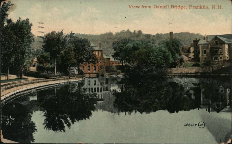 View from Daniell Bridge Franklin New Hampshire