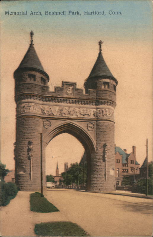 Memorial Arch at Bushnell Park Hartford Connecticut