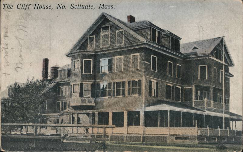 The Cliff House North Scituate, MA Postcard