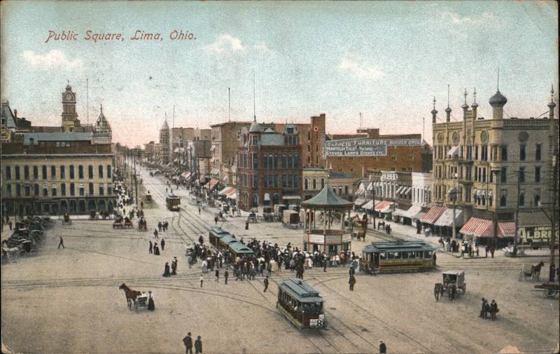 Public Square Lima Ohio