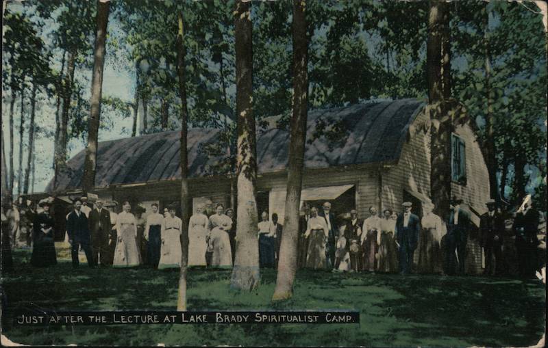 Lecture at Lake Brady Spiritualist Camp Brady Lake Ohio