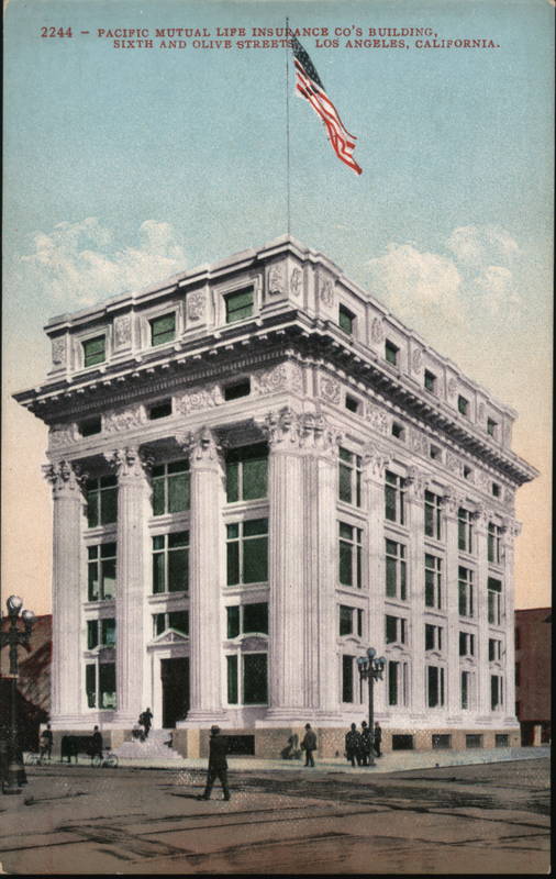 Pacific Mutual Life Insurance Company Building, 6th and Olive Los Angeles California