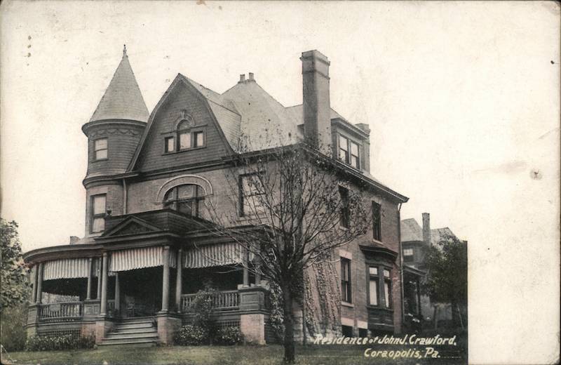 Residence of John J Crawford Coraopolis Pennsylvania